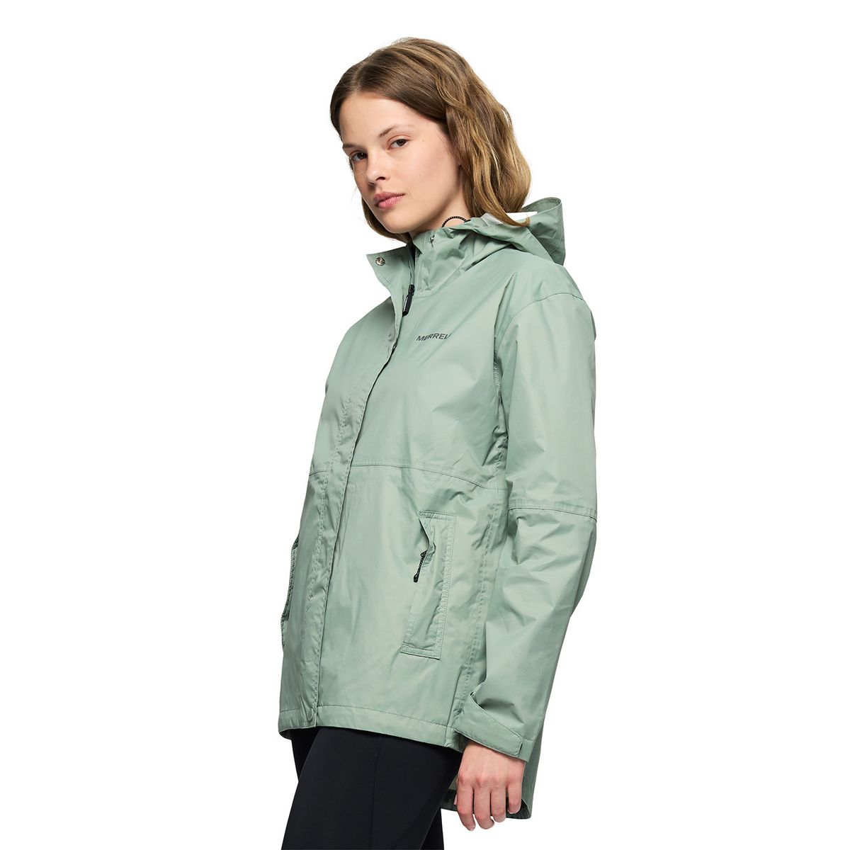 MERRELL - Impermeable Mujer Fallon Rain Jacket Verde MERRELL
