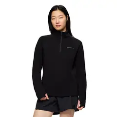MERRELL - Polar Mujer Riley Quarter Mid Zip Layer Negro