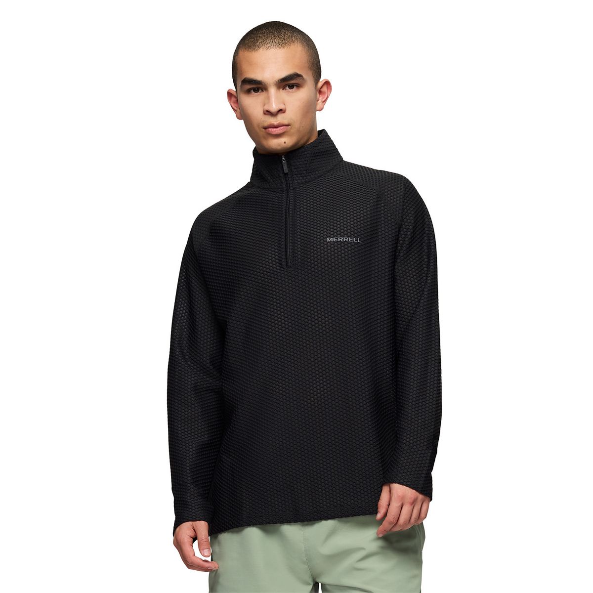MERRELL - Polar Hombre Teebo Mid Layer Texture Negro MERRELL