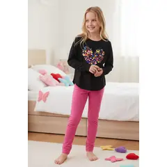 KOWHAI - Pijama Niña Estampado Corazón