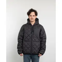 POLEMIC - Parka Hombre Impermeable con acolchado Negro