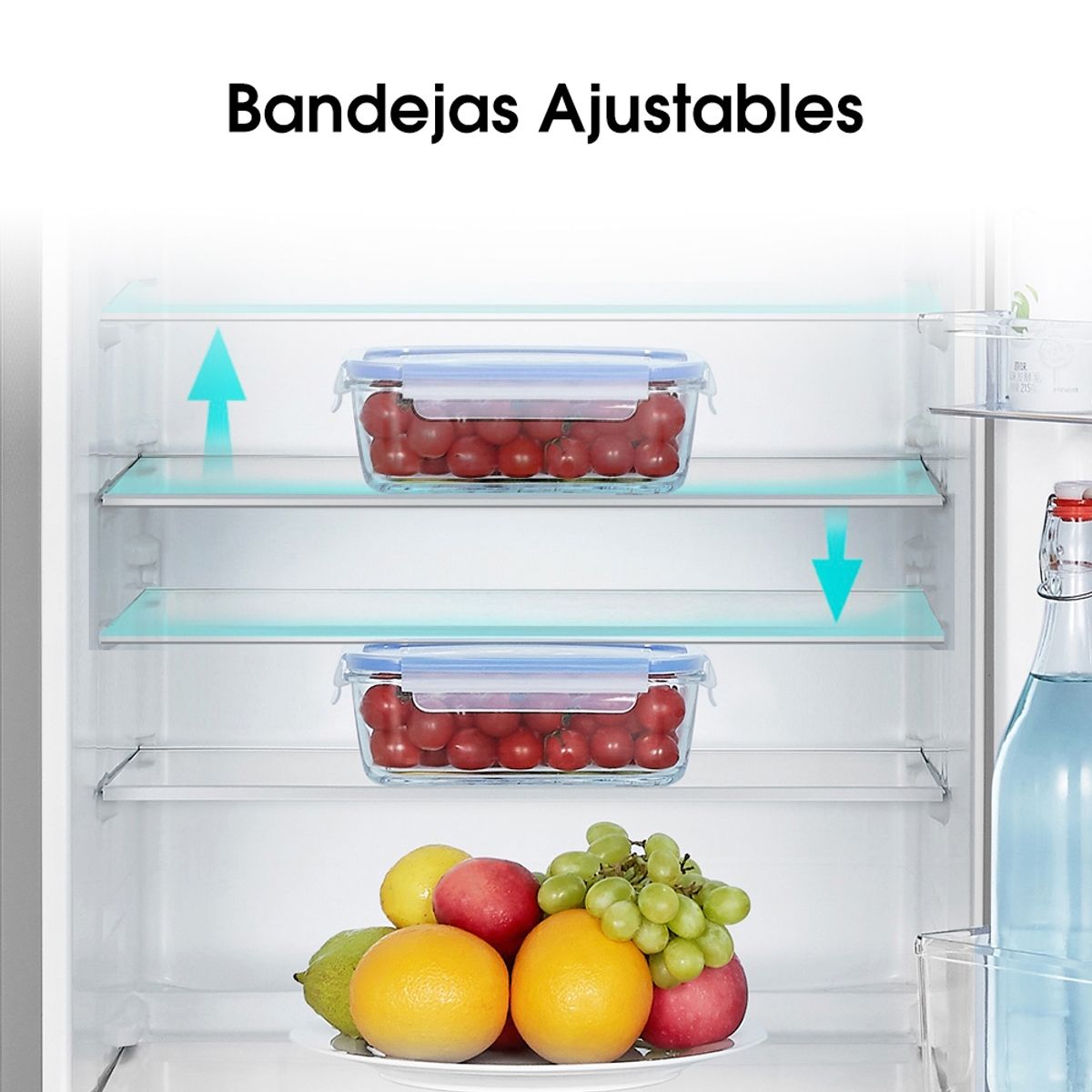 HISENSE - Refrigerador Frost Frío Directo Bottom freezer 262 LT RD-35DCD Hisense