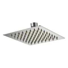 GENERICO - Plato Ducha Cuadrado Acero Inoxidable 20 Cms