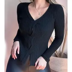 SNOOPY - Cárdigan Sweater Mujer Manga Larga Lanilla A464