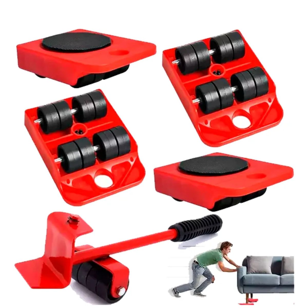 GENERICO - Juego De Elevación O Transporte Para Muebles
