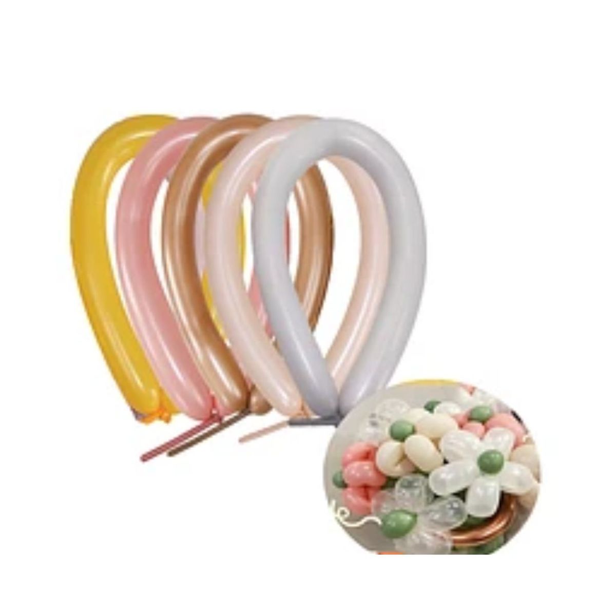 GENERICO - Globos de latex largos 30cm 40pcs colores surtidos