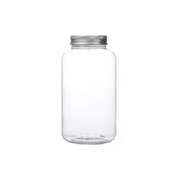 GENERICO - Set 6 Frasco De Vidrio Con Tapa De Aluminio 500ml