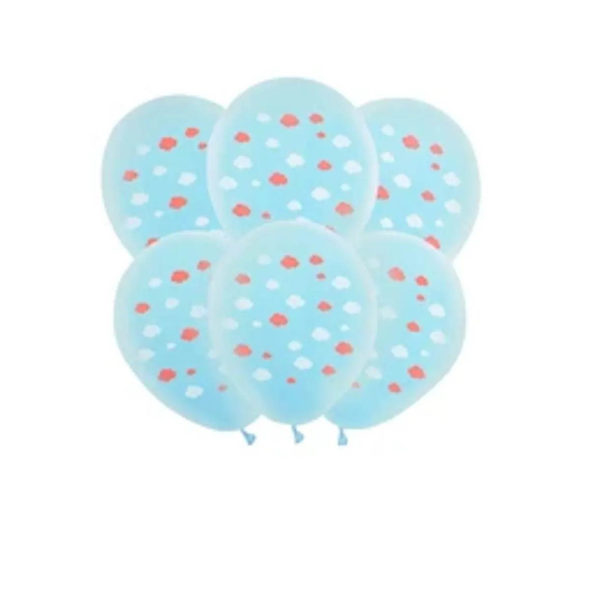 GENERICO - Globos de látex nube 30cm 5pcs