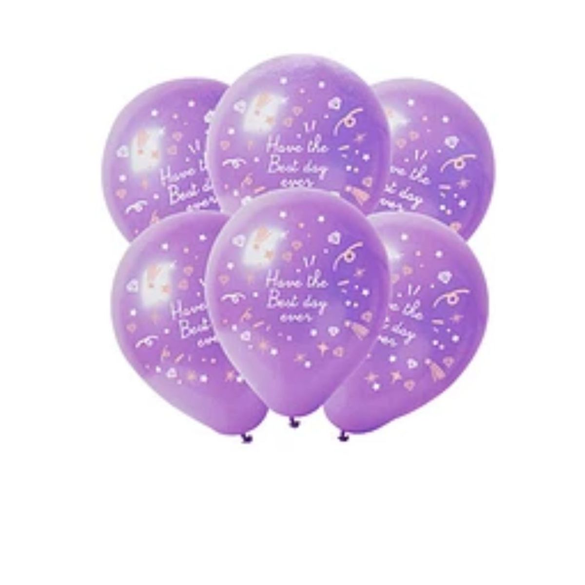 GENERICO - Globos de latex have the best day ever 30cm 5pcs