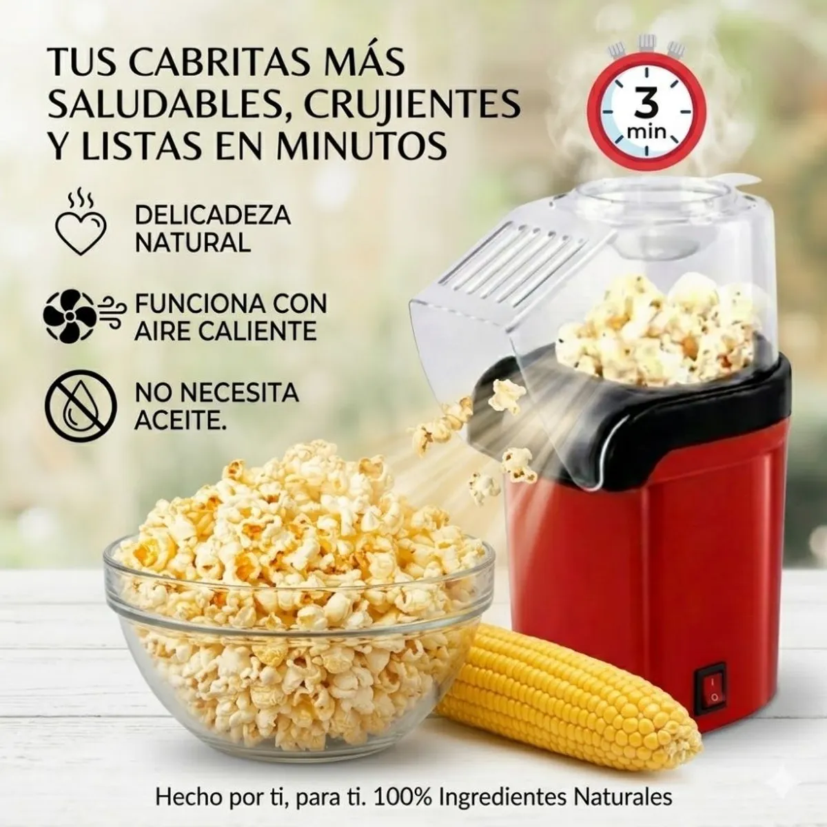 MOVI - Maquina para hacer palomitas de maíz- cabritas