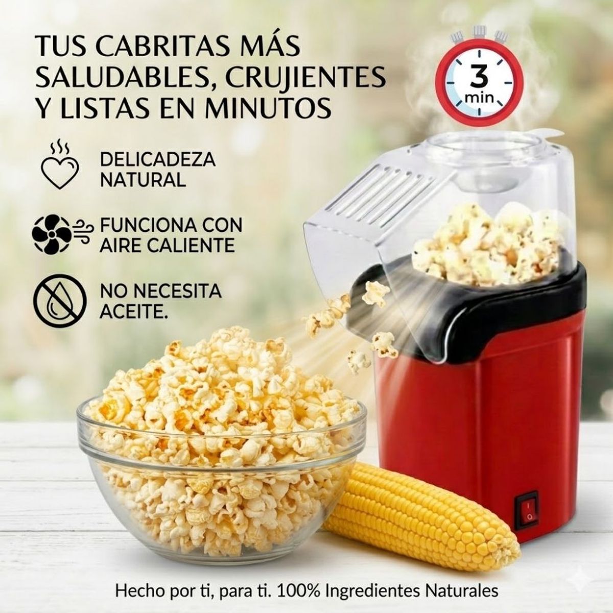 MOVI - Maquina para hacer palomitas de maíz- cabritas