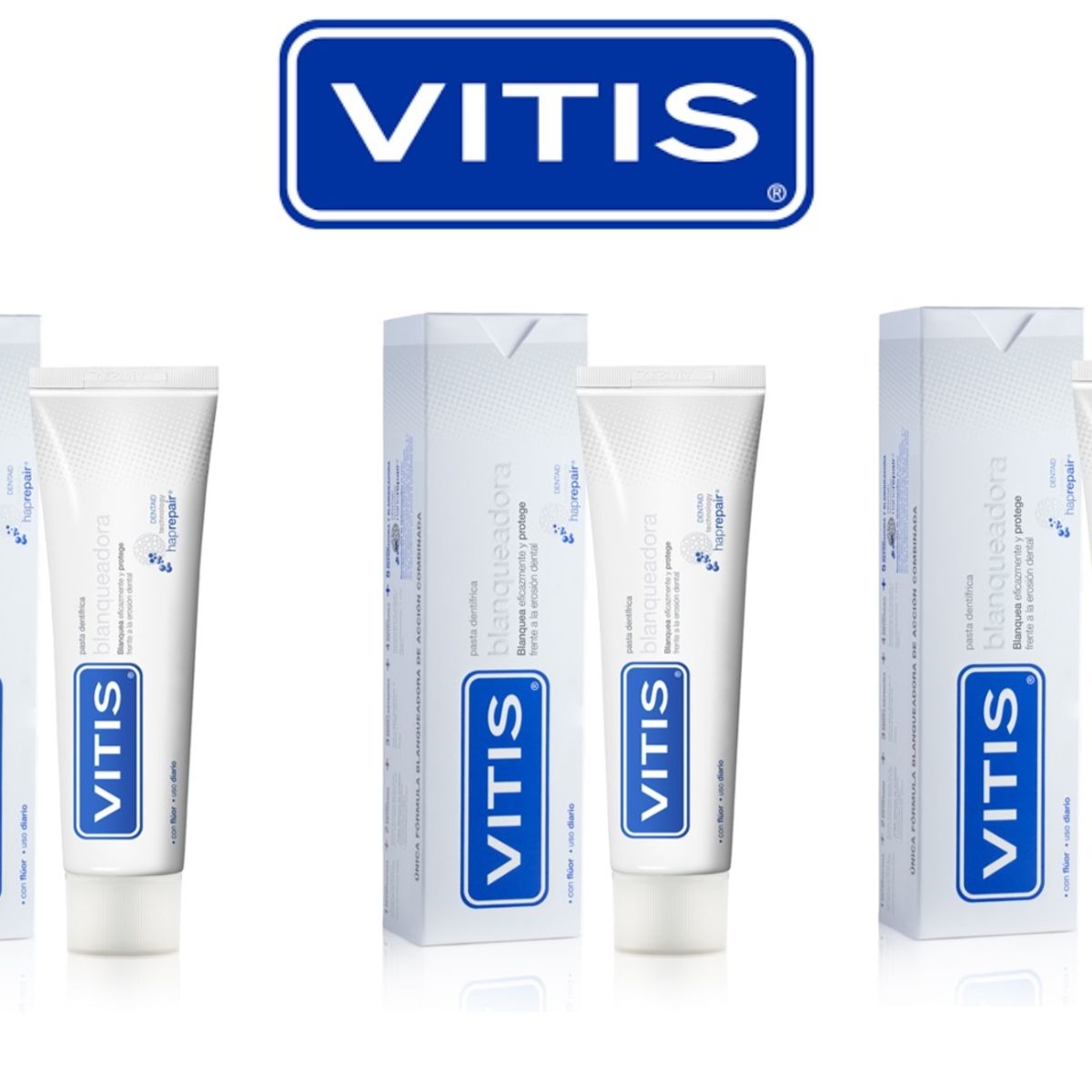 VITIS - Pasta Dental Vitis Blanqueadora Pack x3 Unidades