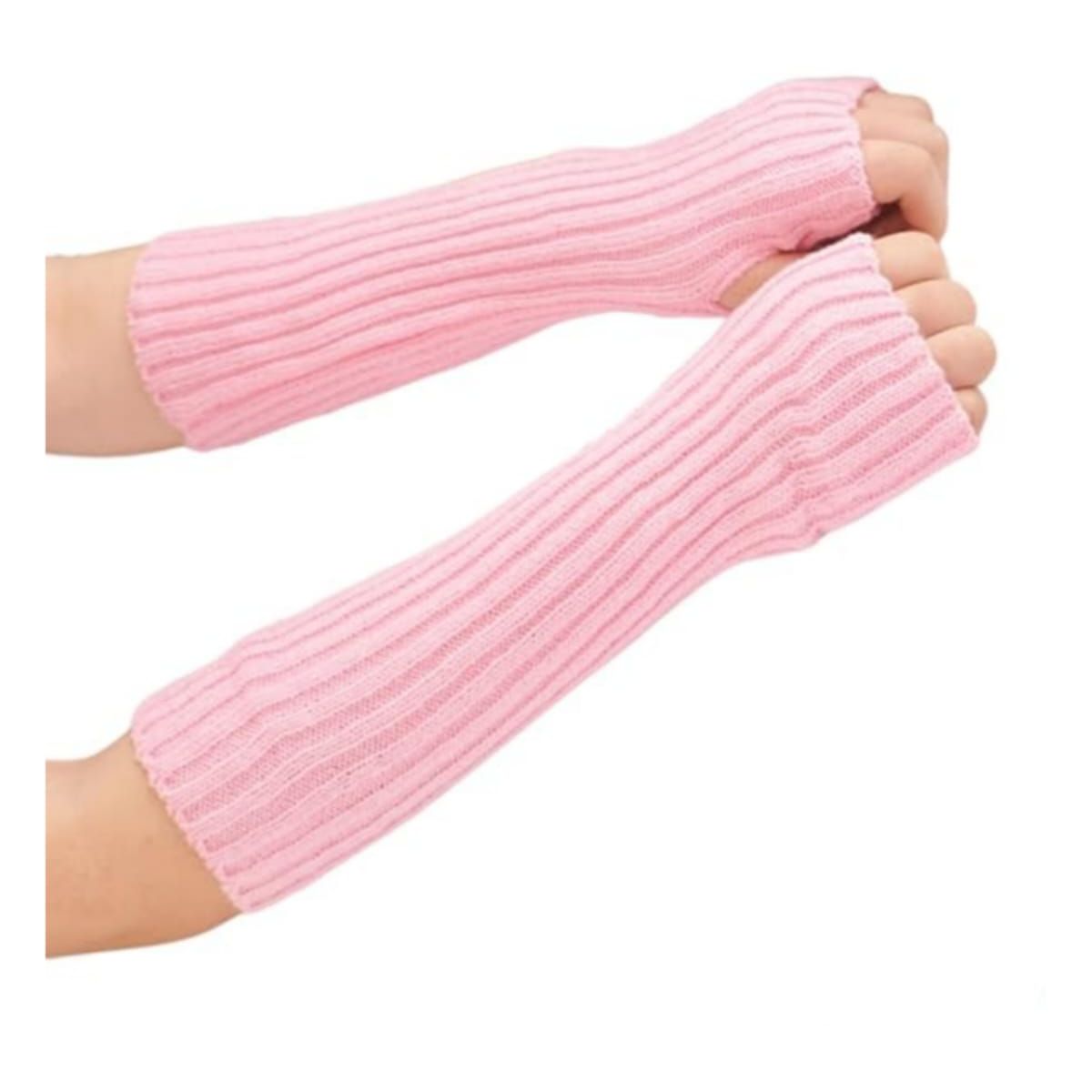 QIKUN - Guantes Largos Sin dedos  De Lana