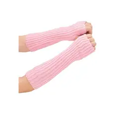 QIKUN - Guantes Largos Sin dedos De Lana