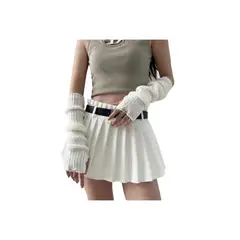 QIKUN - Guantes Largos Sin dedos De Lana