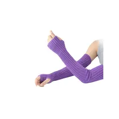 QIKUN - Guantes Largos Sin dedos De Lana