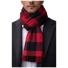 OMAS - Bufanda Premium Hombre Cachemira - Lujo y Calidez Incomparable