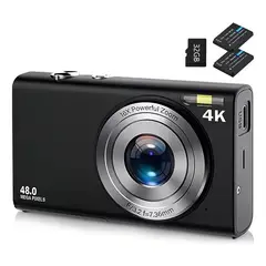 GIOIO - Cámara Digital 1080p 4K Webcam Filtros Principiantes 32gb