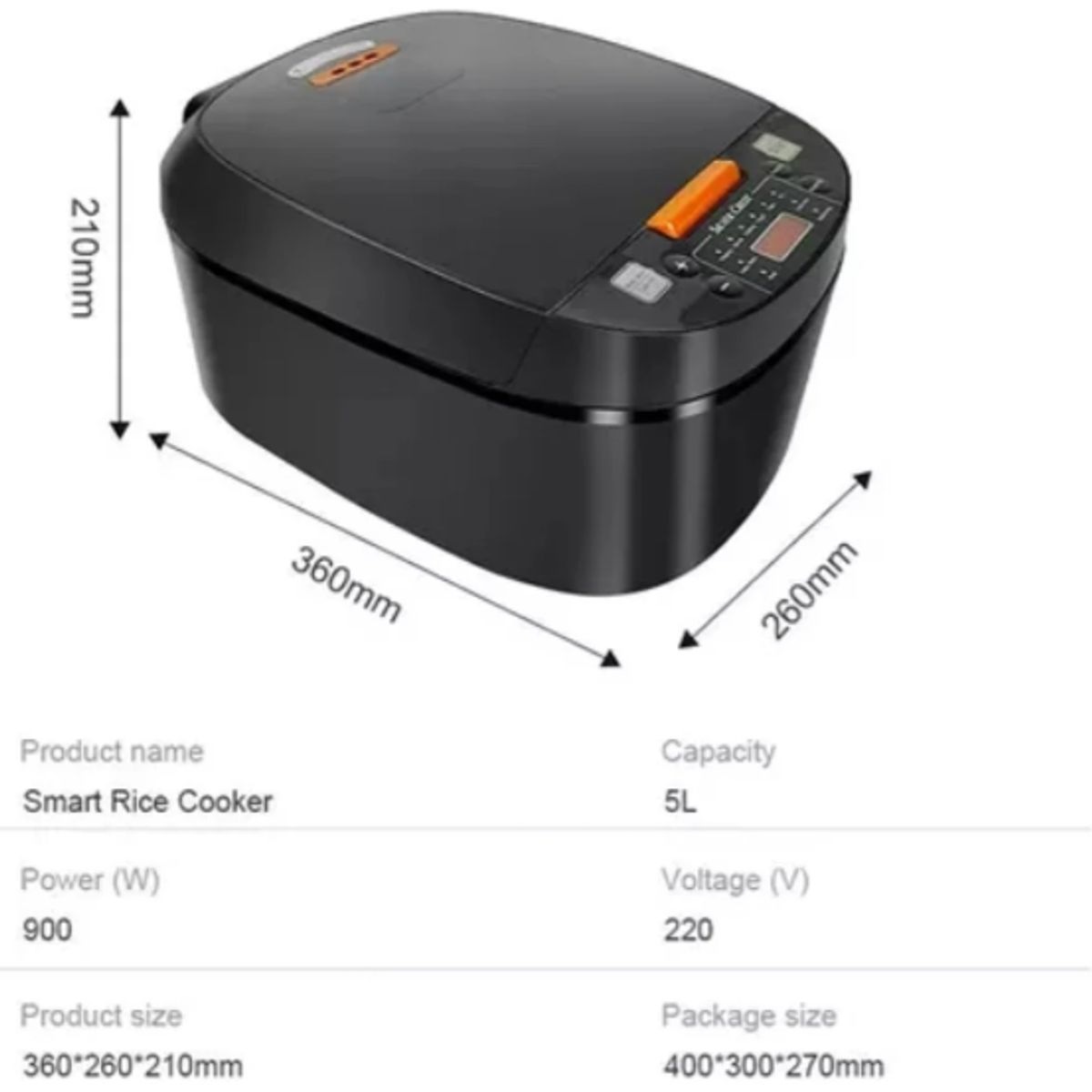 MOVI - OLLA MULTIUSO ELECTRICA SILVER CREST 5 LITROS 900W