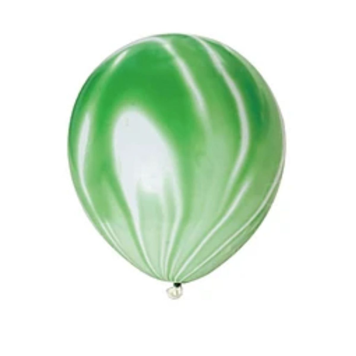 GENERICO - Globo de látex verde ágata 4pcs 23cm