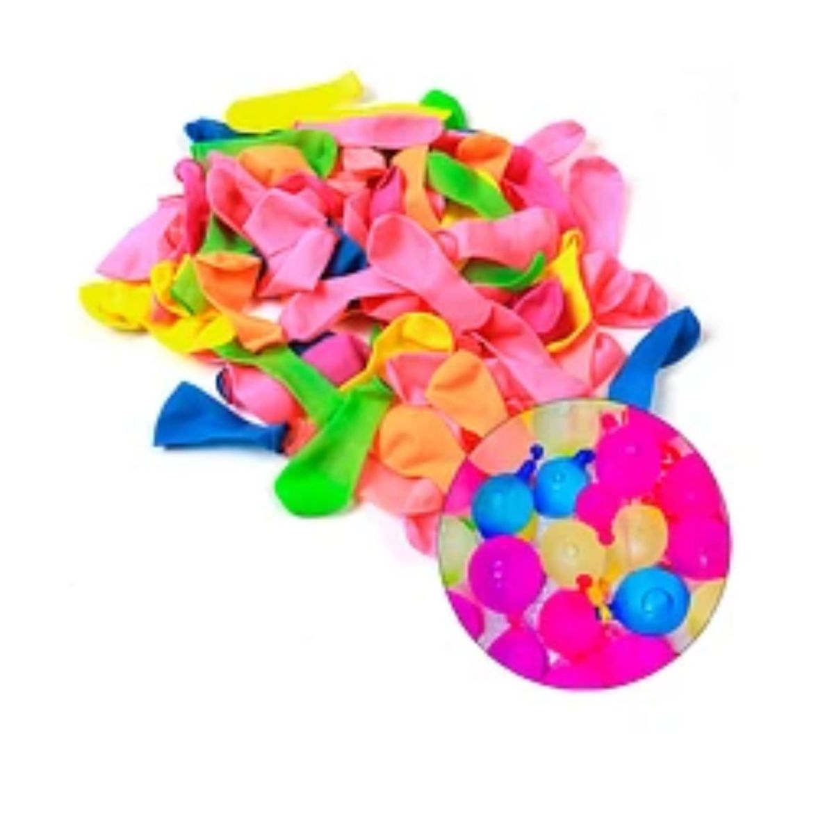 GENERICO - Globos de agua colores surtidos 200pcs 10cm