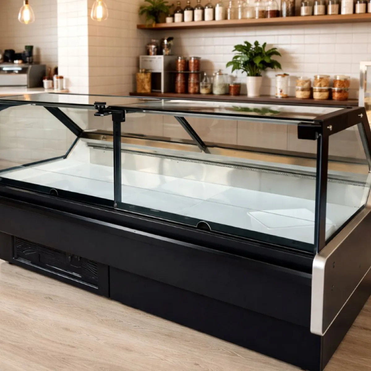 BOZZO - Vitrina Cupula Recta Alzable 3.0 m BOZZO