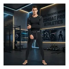 EKOL TACTICA MILITAR - Conjunto Primera Capa Táctica Combat Pro - Térmico y Compresión