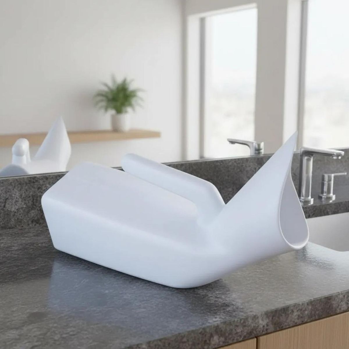 JAGIMA - Pato Urinario Hombre y Mujer Cuello Corto Portatil 1 Lt Plastico