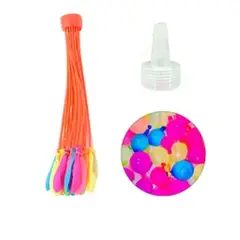 GENERICO - Globos bomba de agua colores surtidos 74pcs 10cm