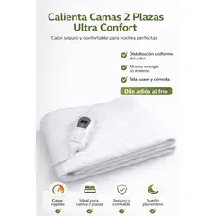 MOVI - Calienta Camas 2 Plazas Ultra Confort – Calor Seguro para Noches Perfectas