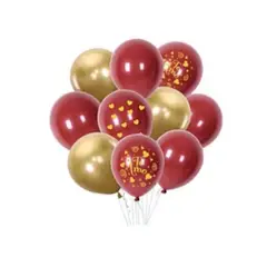 GENERICO - Set de globos de látex te amo 10pcs
