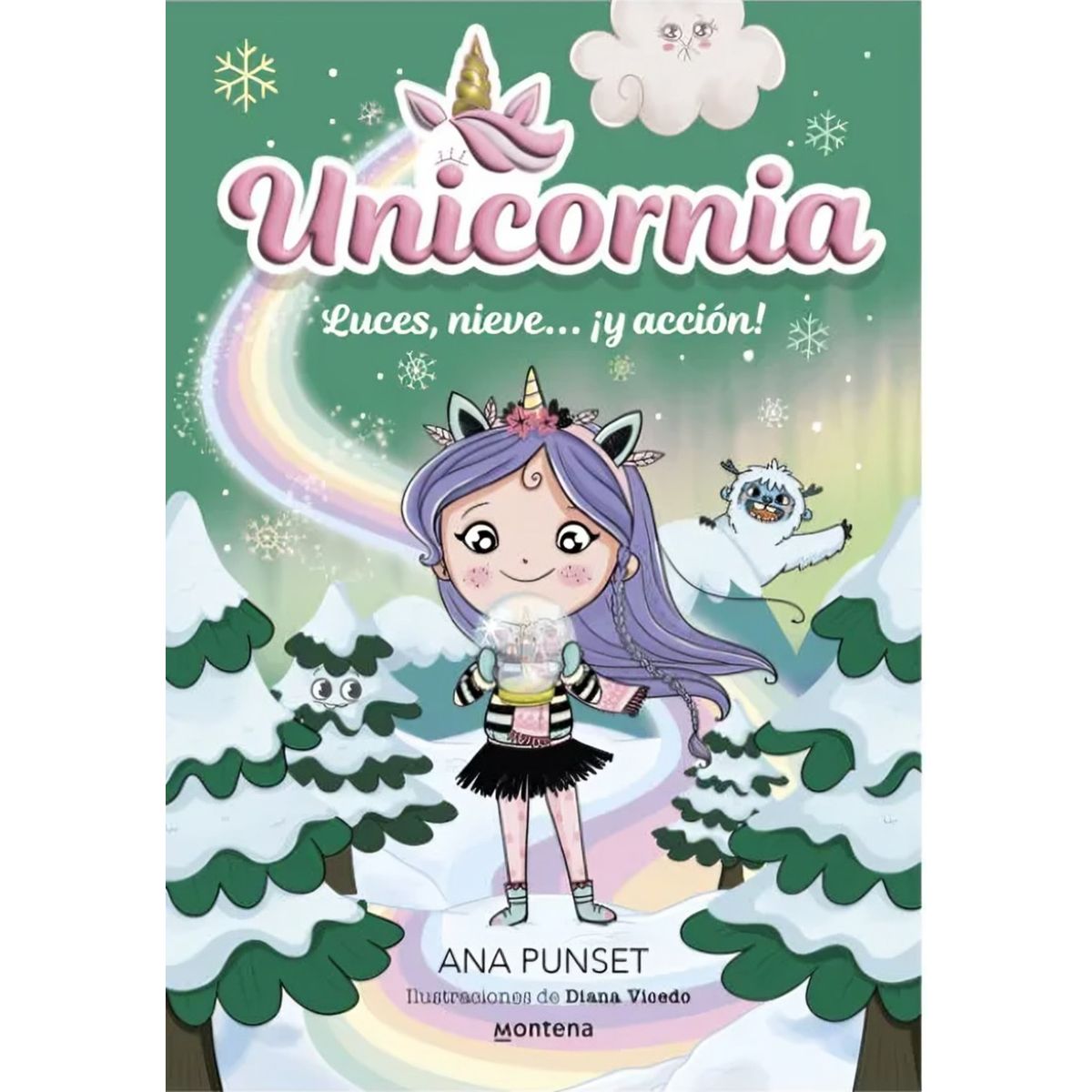 TOP10BOOKS - LIBRO Unicornia 14. Luces, Nieve, Acción - ANA PUNSET