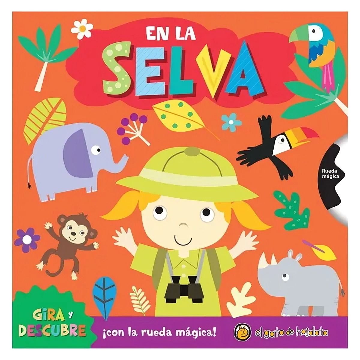 TOP10BOOKS - LIBRO En La Selva *gira Y Descubre* - El Gato de Hojalata
