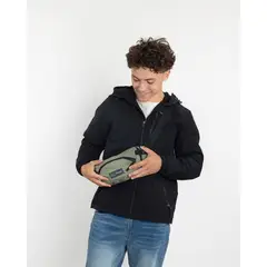 POLEMIC - Parka niño Impermeable con Micropolar Negro