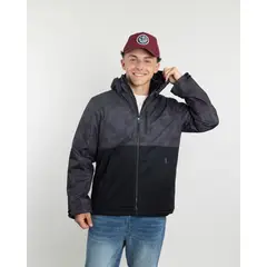 POLEMIC - Parka niño Impermeable con estampado Negro