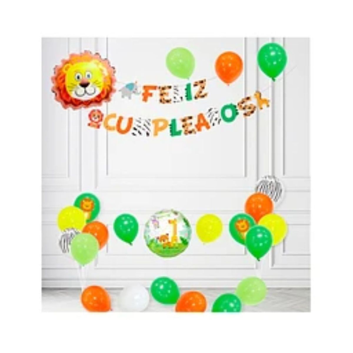 GENERICO - Set de decoracion Safari 26pcs