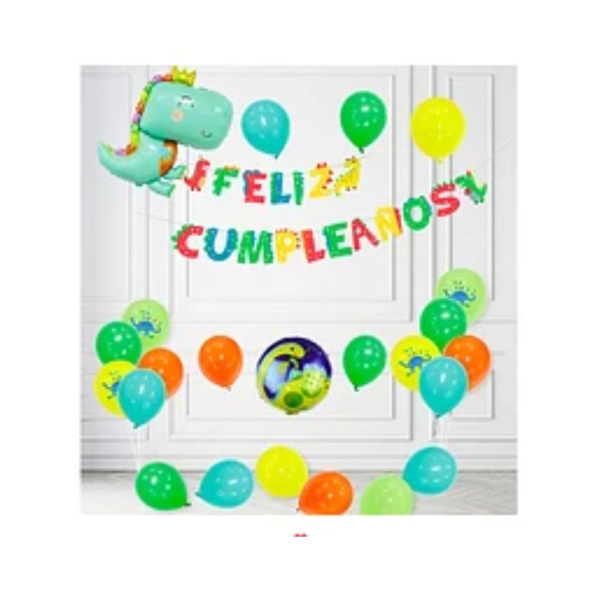 GENERICO - Set de decoracion de dinosaurio 26pcs