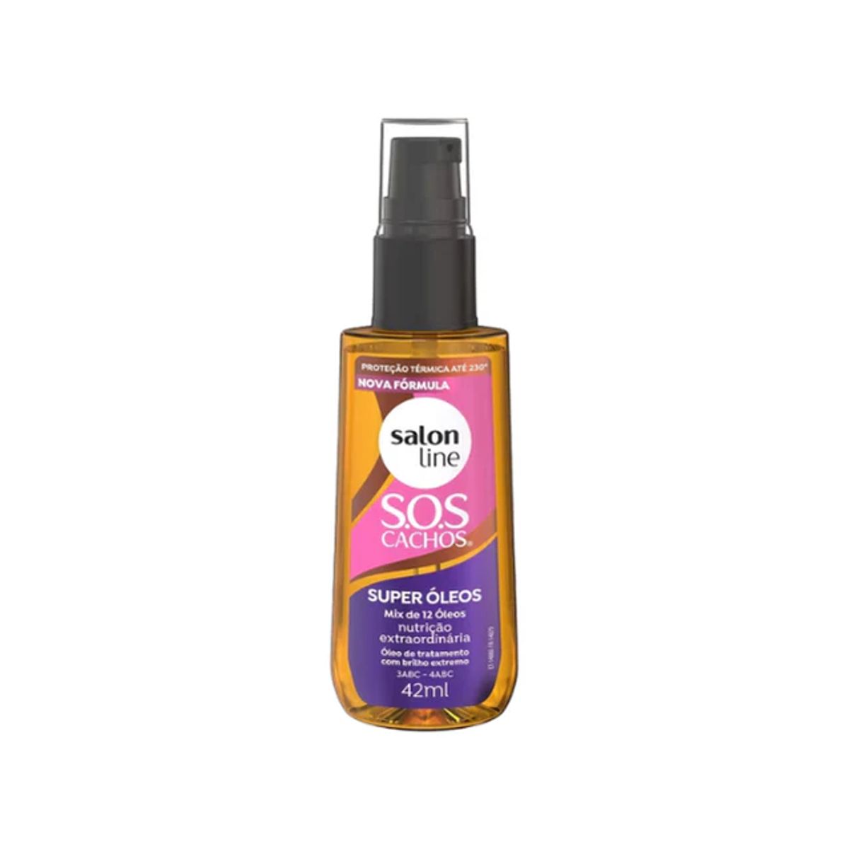 SALON LINE - ACEITE LINEA S.O.S CACHOS SUPER OLEOS NUTRUCIÓN EXTRA 100 ML