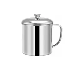 GENERICO - Jarra De Acero Inoxidable Con Tapa Plateado