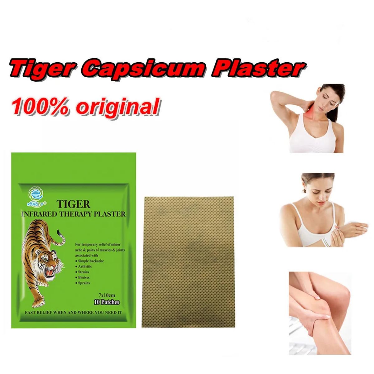 GENERICO - Parche Analgésico Capsicum Dolor Muscular Y Articular Kangdy
