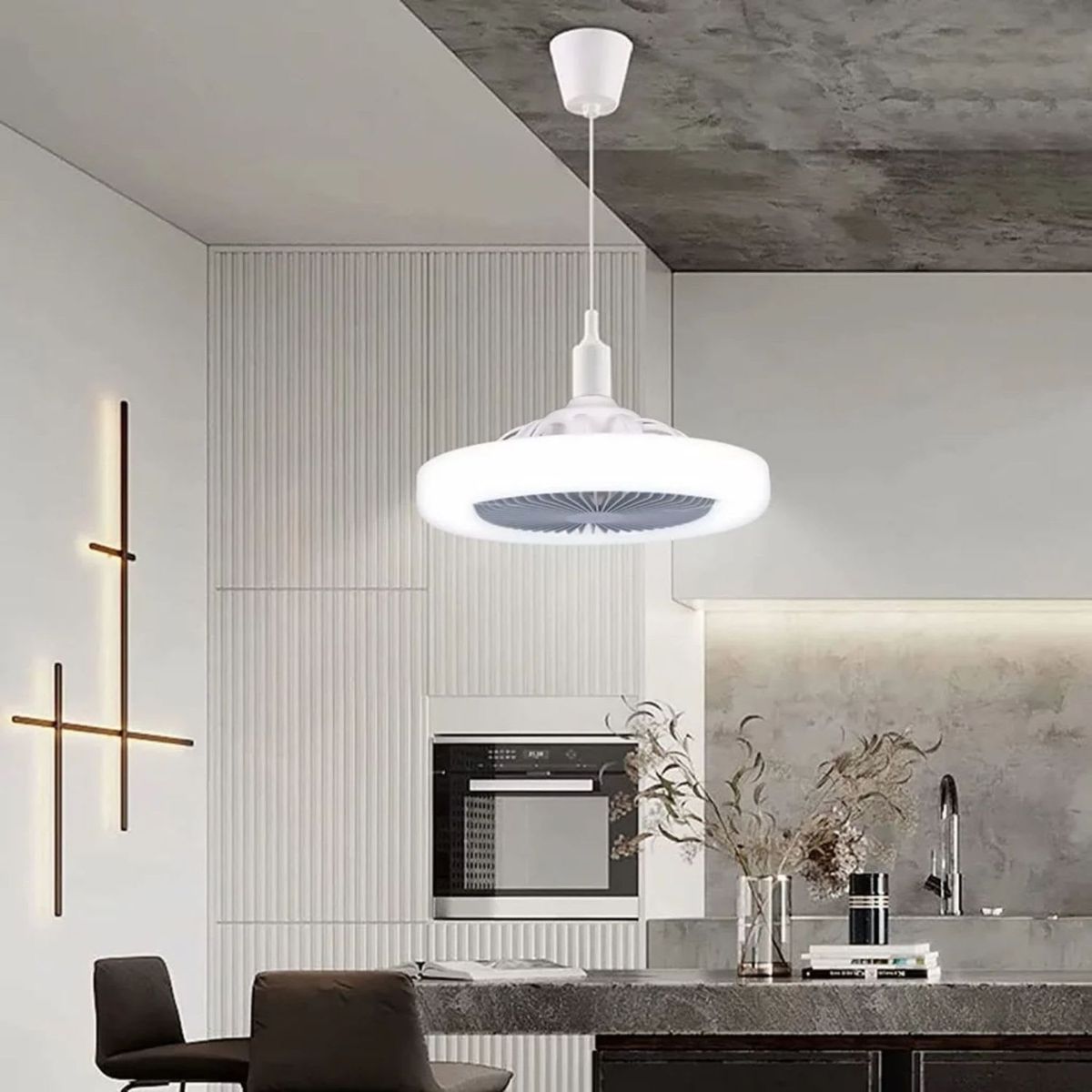 MOVI - Ventilador de Techo Moderno con Luz LED y Control Remoto