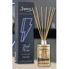 GENERICO - Difusor Aromático Saphirus Aroma Bad Man con Varillas
