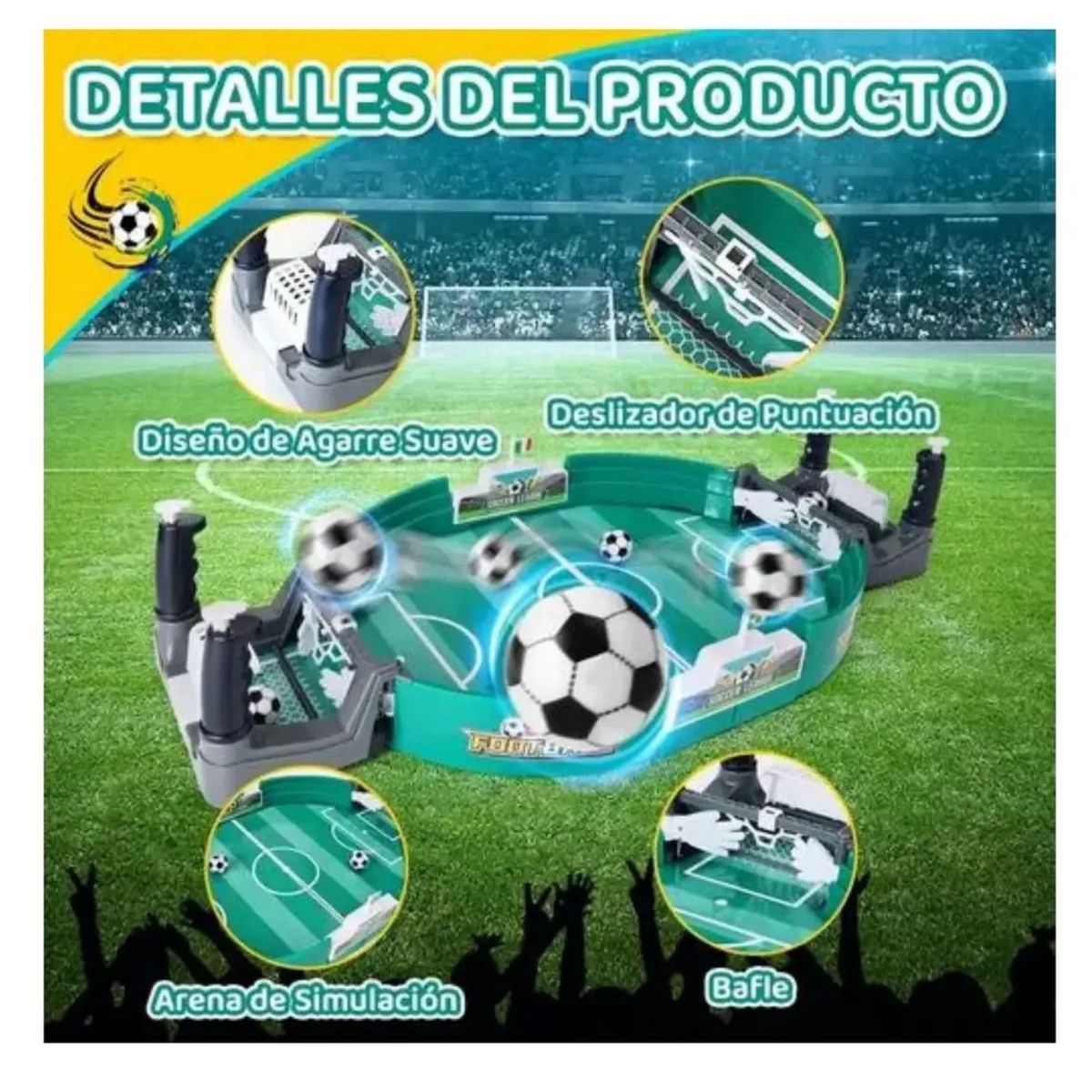 GENERICO - Juego de Mesa Mini Futbol Infantil