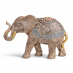 COLETTE - Figura Decorativa Adorno Resina Elefante Hindú L