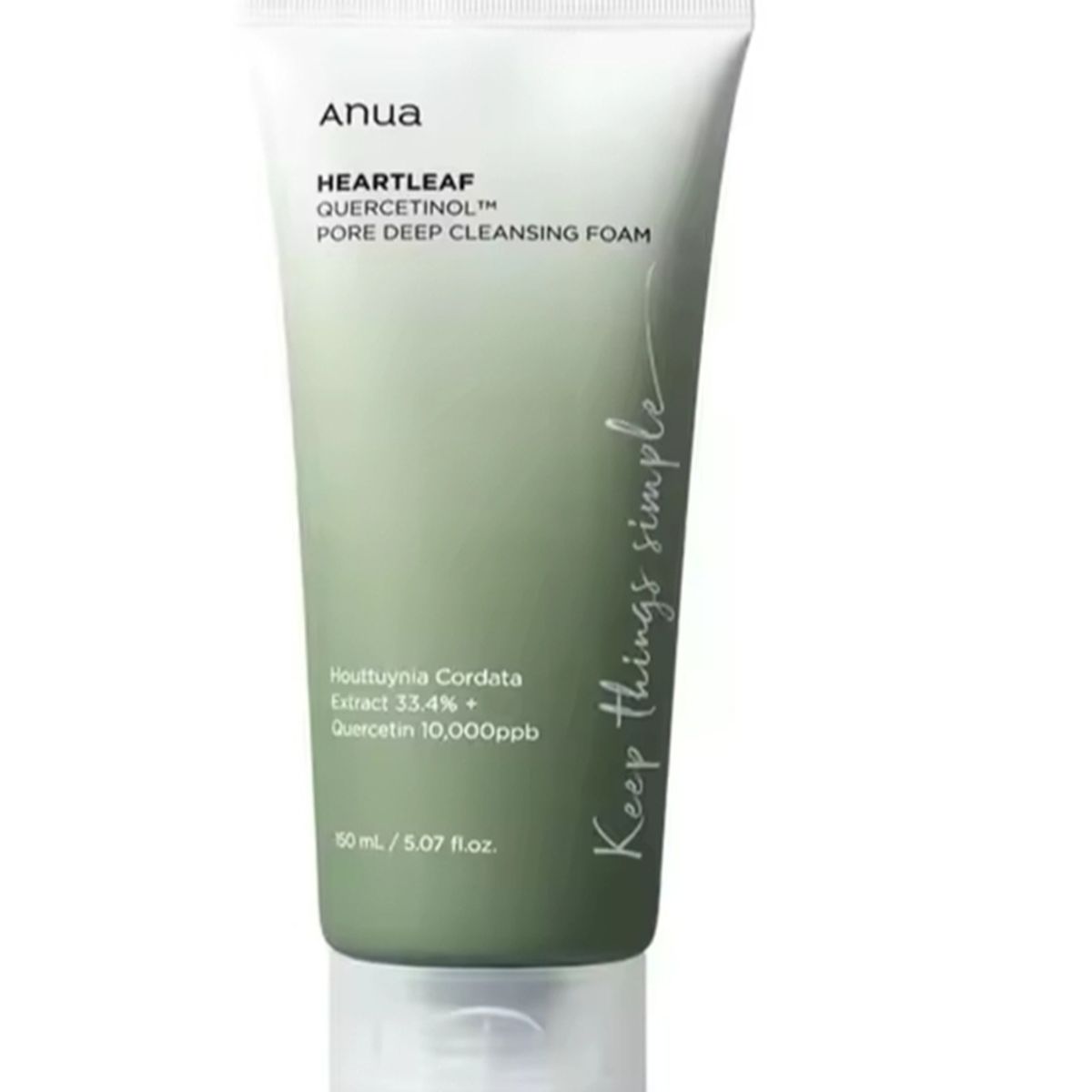 GENERICO - ANUA HEARTLEAF QUERCETINOL PORE DEEP CLEANSING FOAM ESPUMA LIMPIADORA