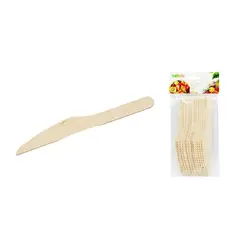 GENERICO - Cuchillo De Bambú 16cm Biodegradable