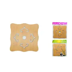 GENERICO - Mantel Individual De Madera 17x17 cm