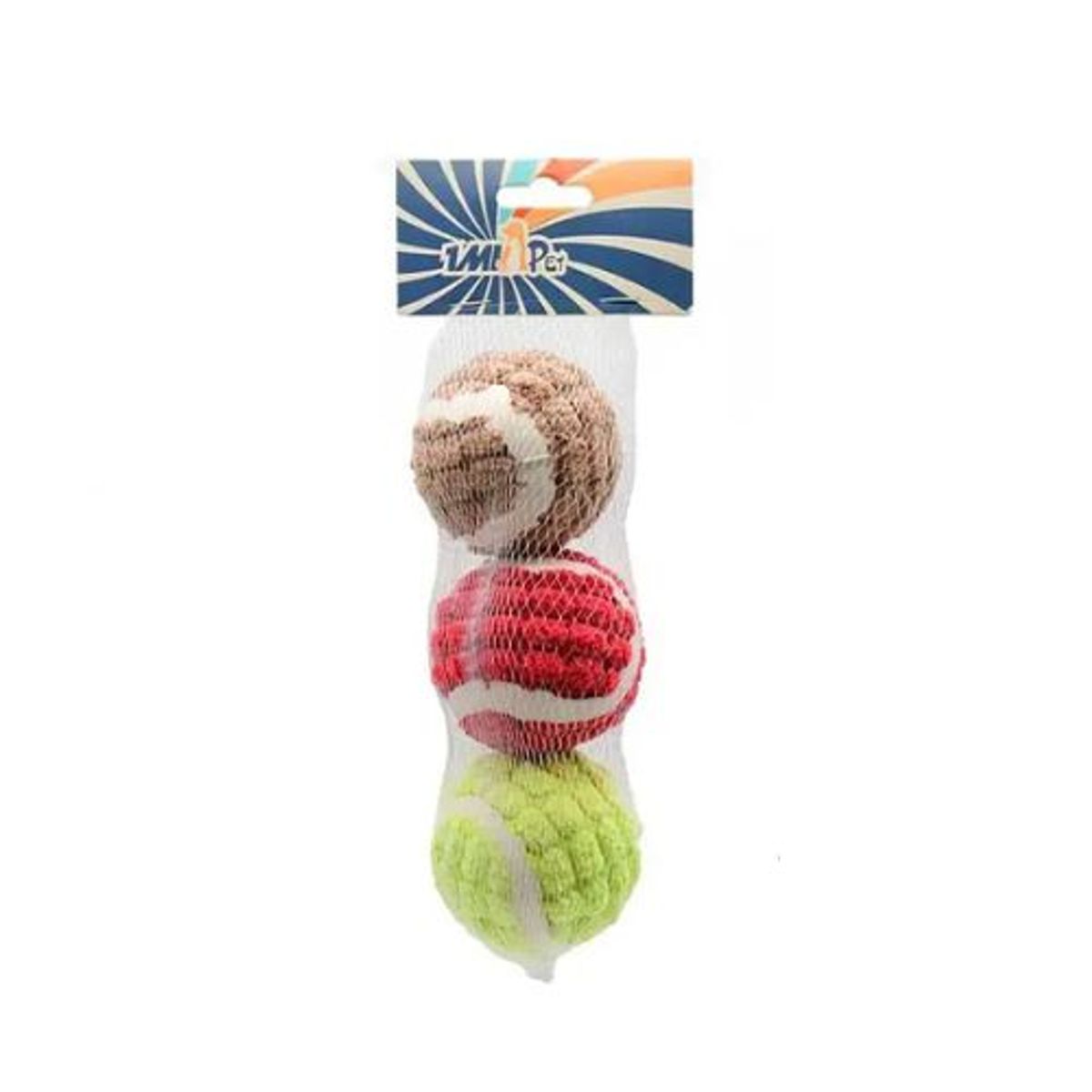 GENERICO - PELOTAS DE JUGUETE PARA PERROS 3PCS 6.3CM