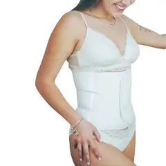 MITIMA - Faja Post Parto Blanca 3 Banda XL