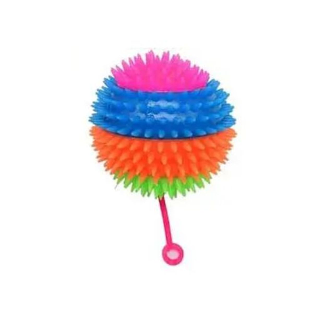 GENERICO - PELOTA JUGUETE PARA PERROS CON LUCES Y SONIDO 10CM